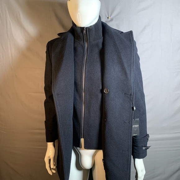 Men’s Ralph Lauren Cashmere Blend Peacoat; Size:L - Picture 5 of 6